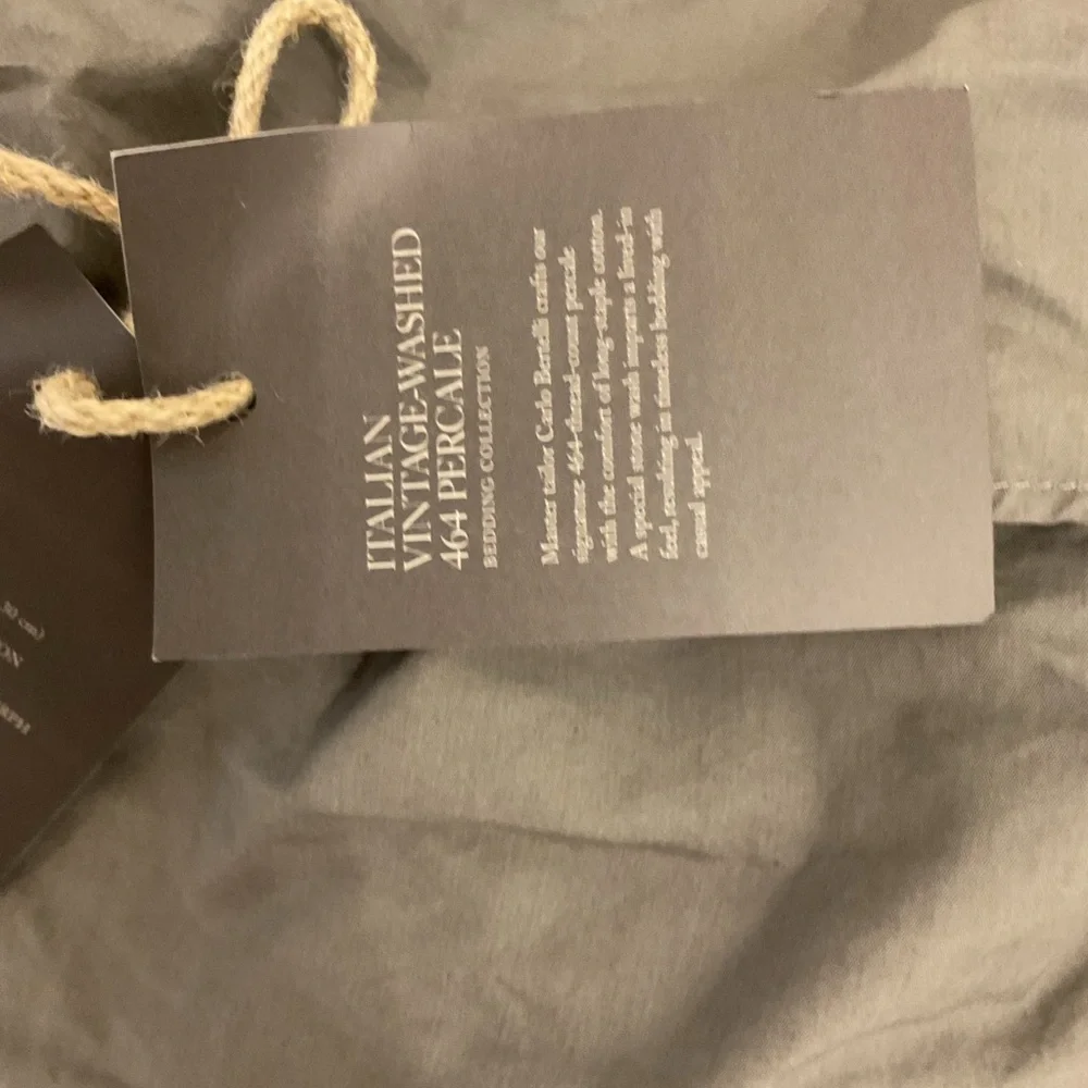 Restoration Hardware Italian vintage washed king box spring cover❤️❤️❤️❤️